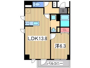 千葉ポ－トイ－ストの物件間取画像